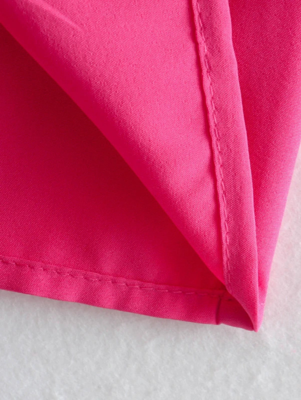 Spring Rose Fitted Ruffle Hem Dress - Picture 2 of 5